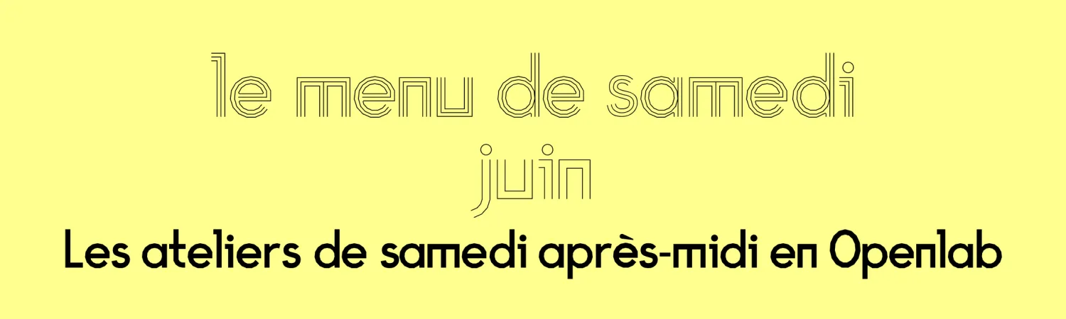 Le menu de samedi – Juin 2026 - Édulab Pasteur